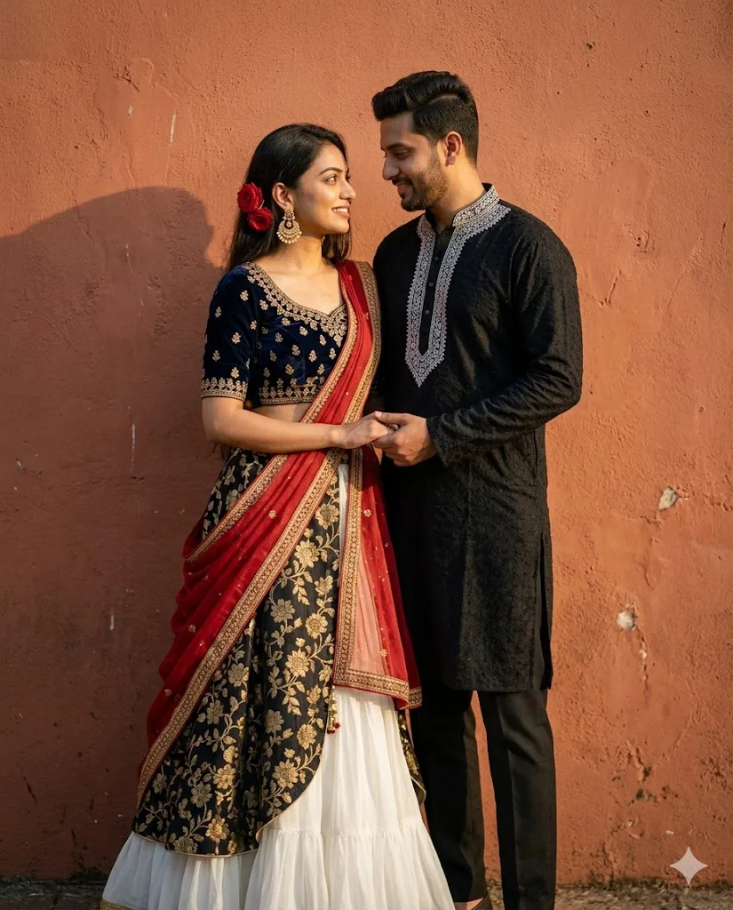 Golden Hour Lehenga