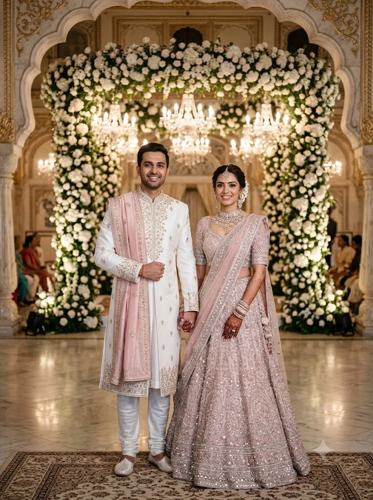 Floral Mandap Diamond Elegance