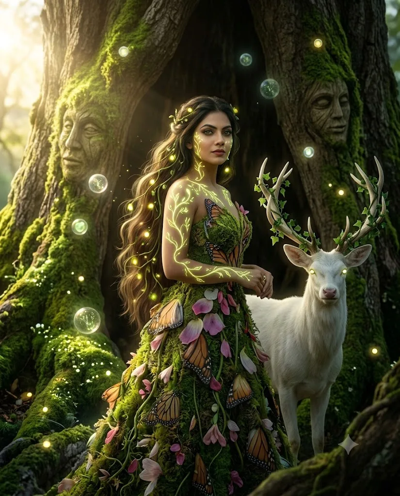 Forest Oracle at Dawn