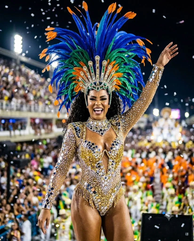 Rio Carnival Feather Queen