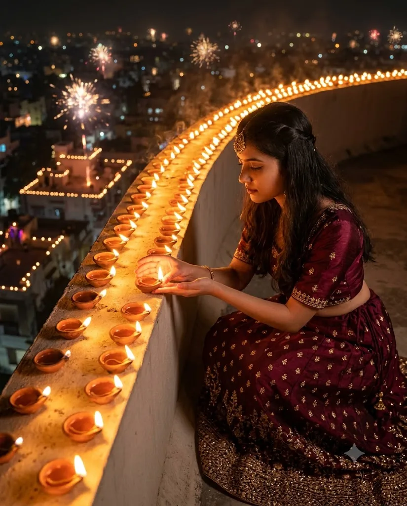 Diwali Rooftop Glow