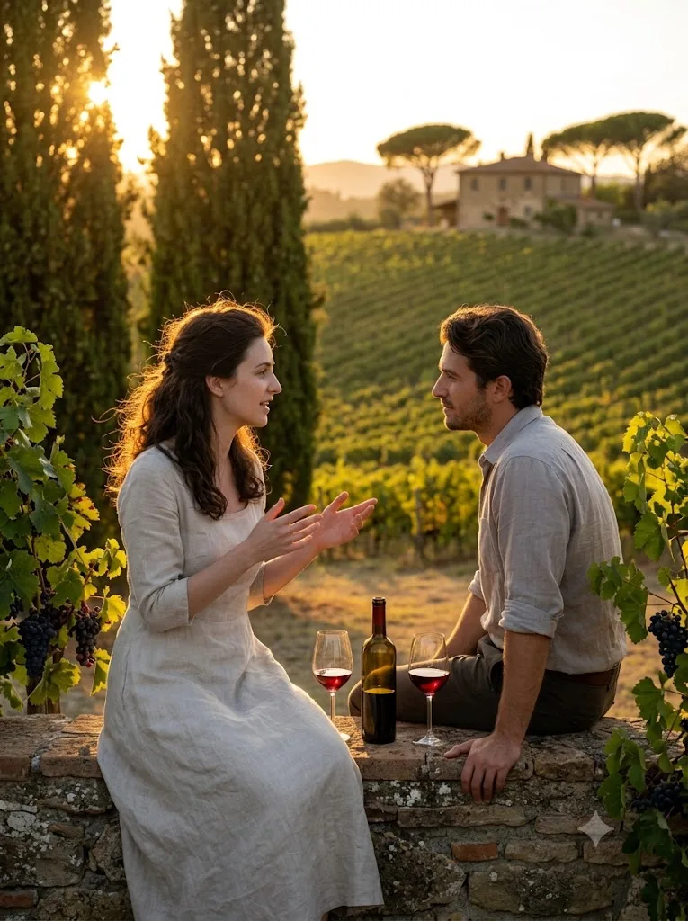 Tuscany Vineyard Afternoon