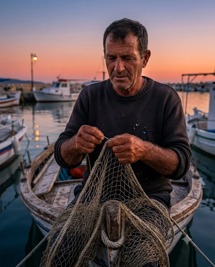Fisherman Net at Dusk