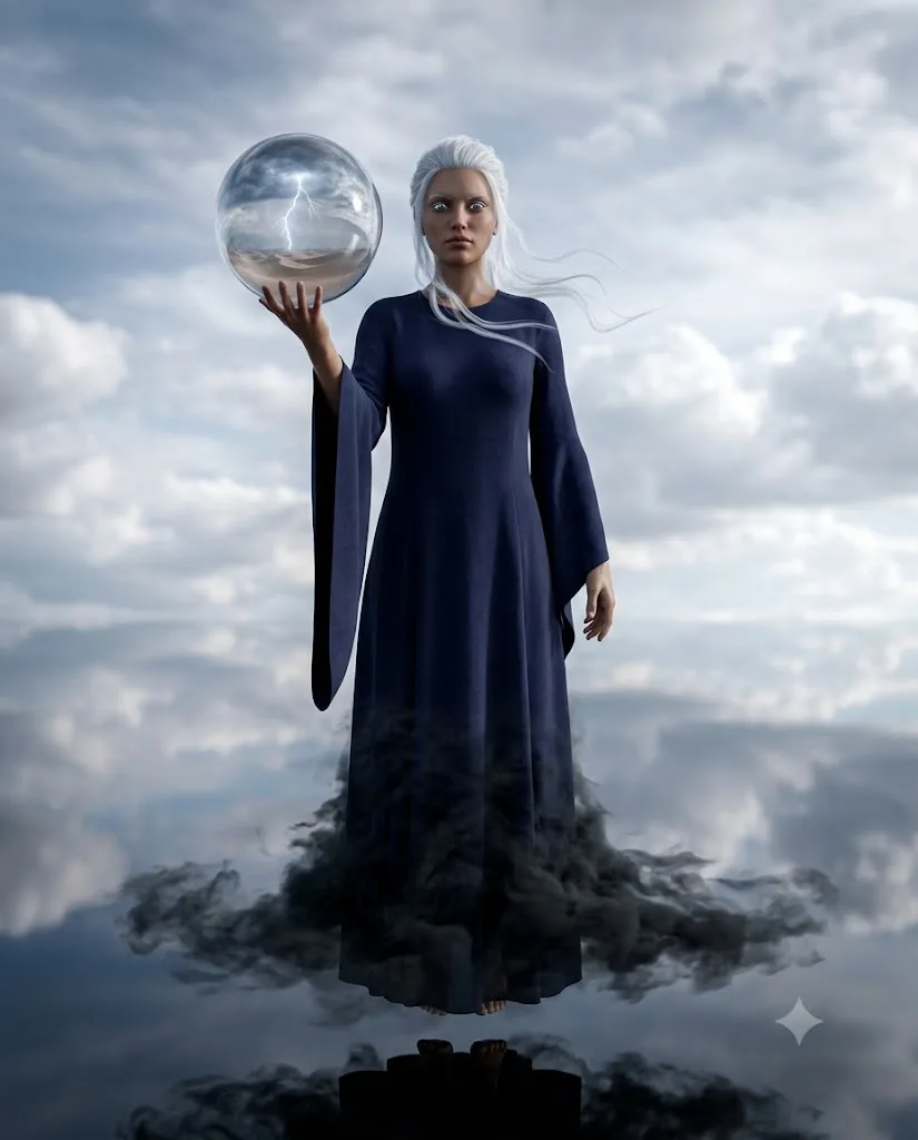 Glass Desert Mirror Witch