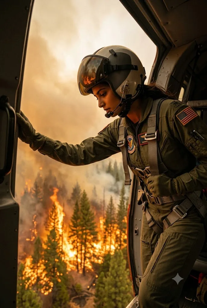 Wildfire Helicopter Rescue